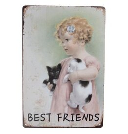 Wanddecoratie “ best friends”