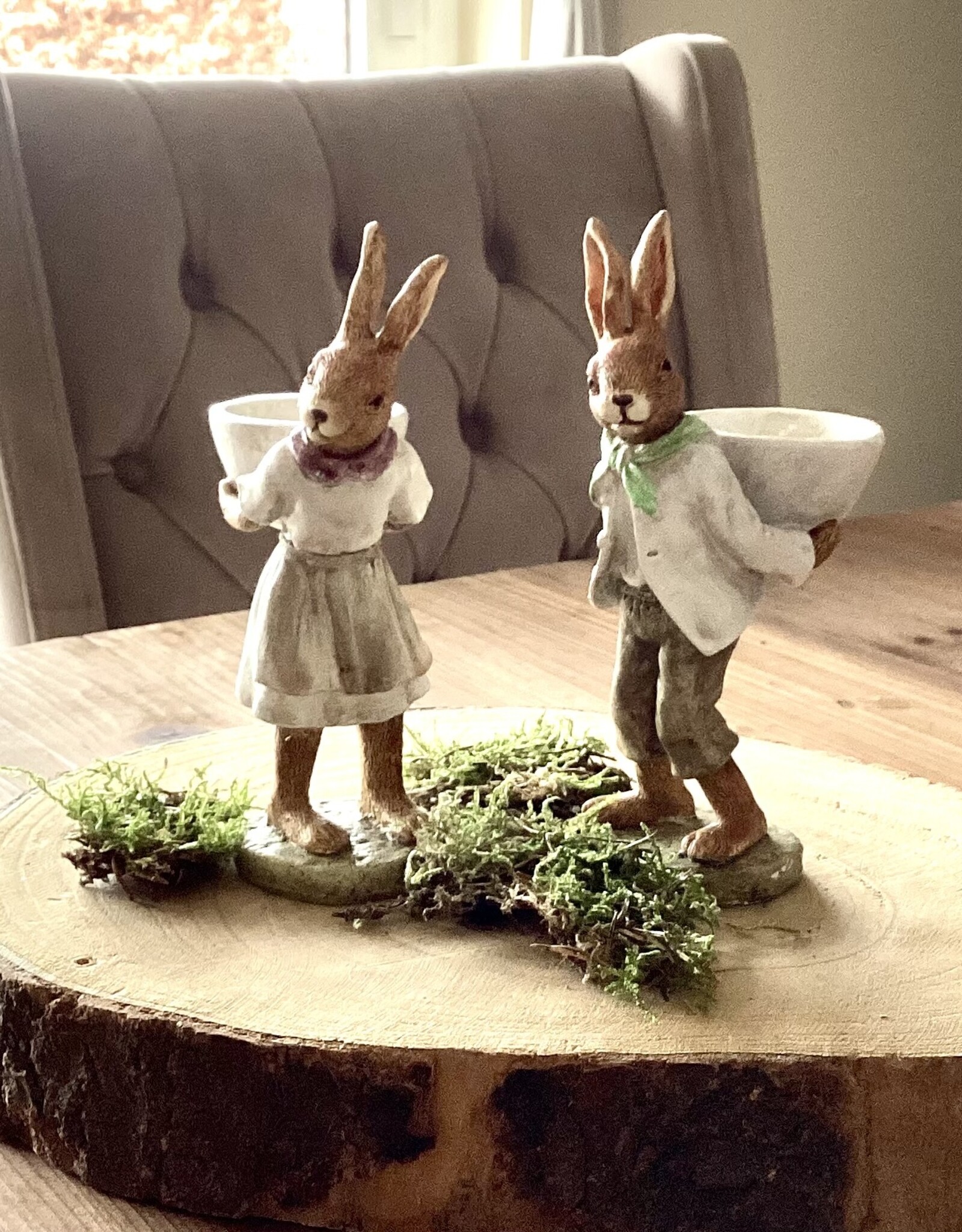 Hasenset mit Eierbecher