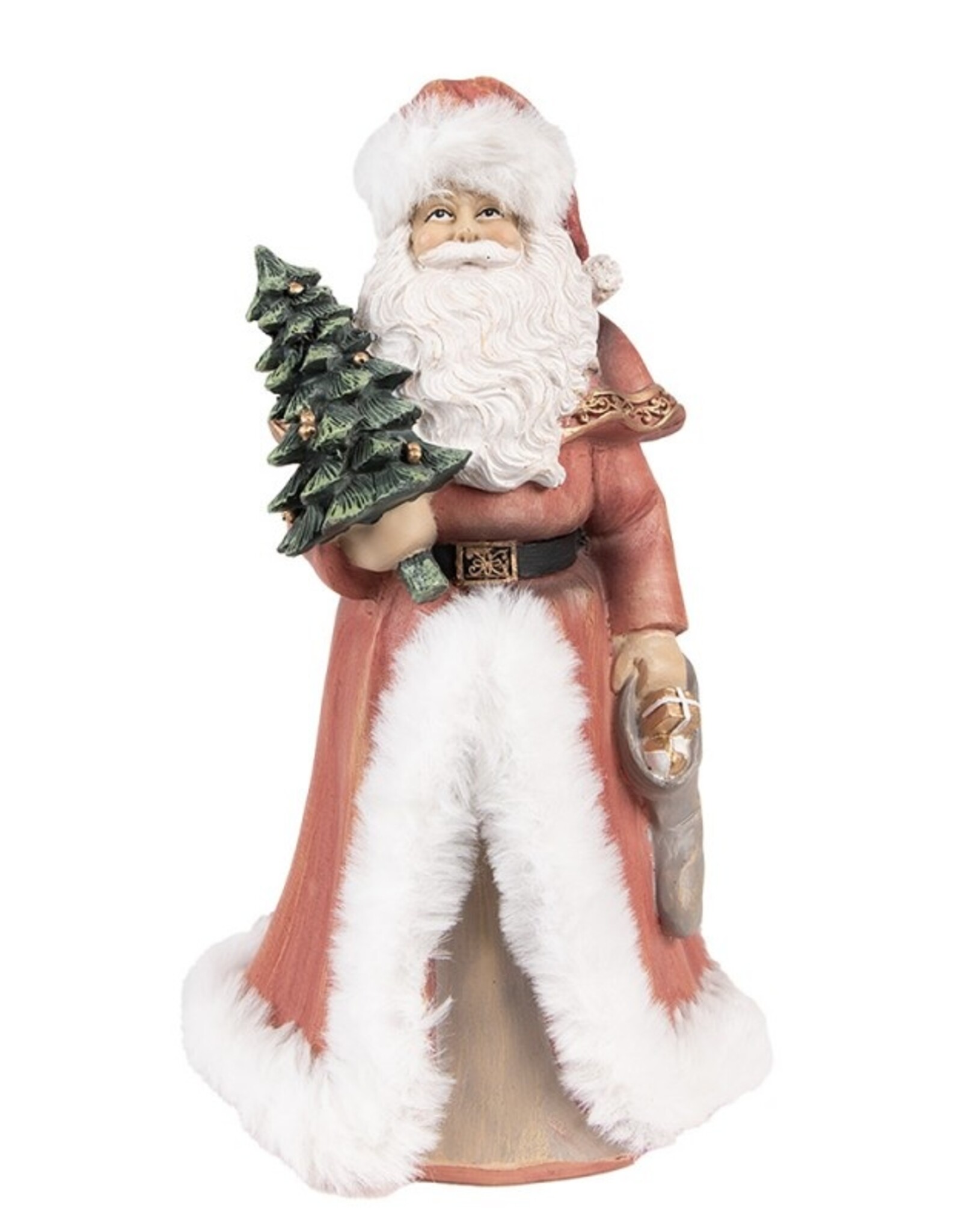 Kerstman met boom