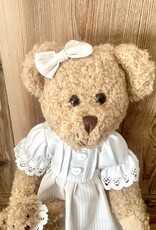 La GalleriaCollection Ours, fille, robe beige rayée
