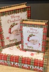 Geschenkbox in Buchform ( set 3) Merry Christmas