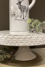 Plat à gâteau avec motif cerf