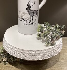 Plat à gâteau avec motif cerf
