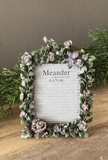 Fotolijstje emaille roosjes