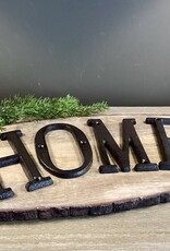 Buchstaben aus Gusseisen "HOME"