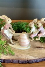 Decoratie konijntjes op wip