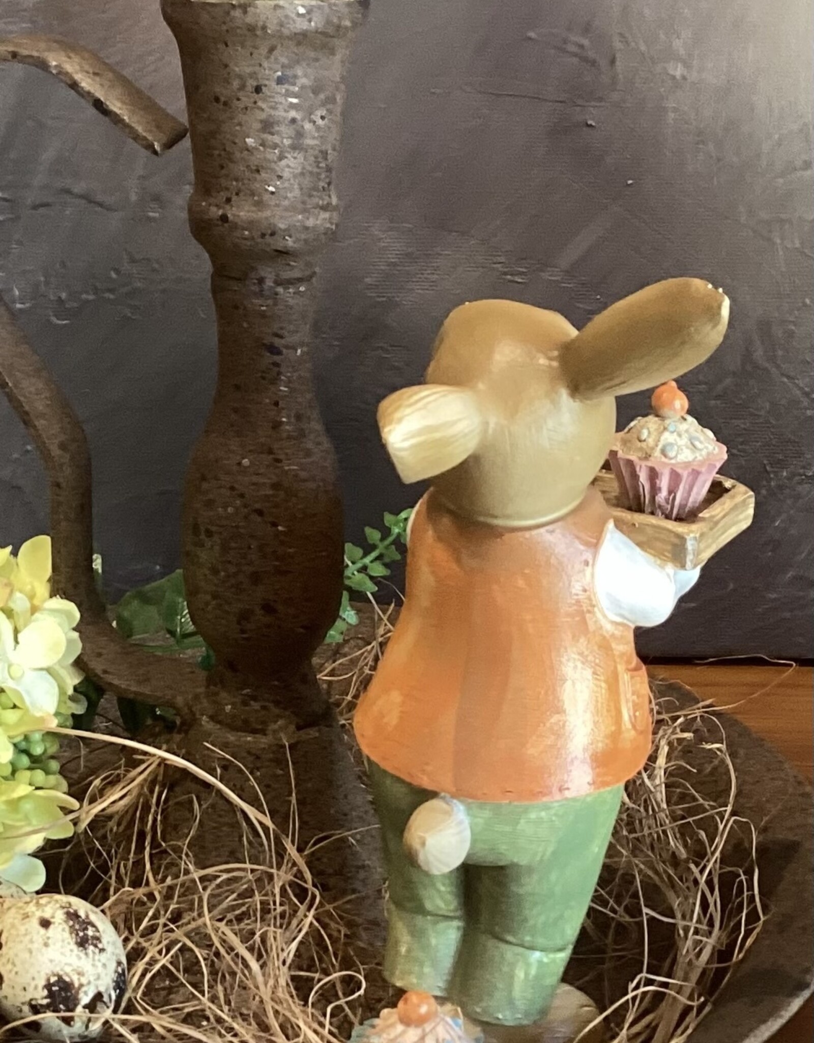 Décoration lapin avec cupcakes