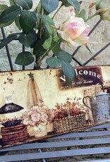 Wanddecoratie " Welcome to our home"