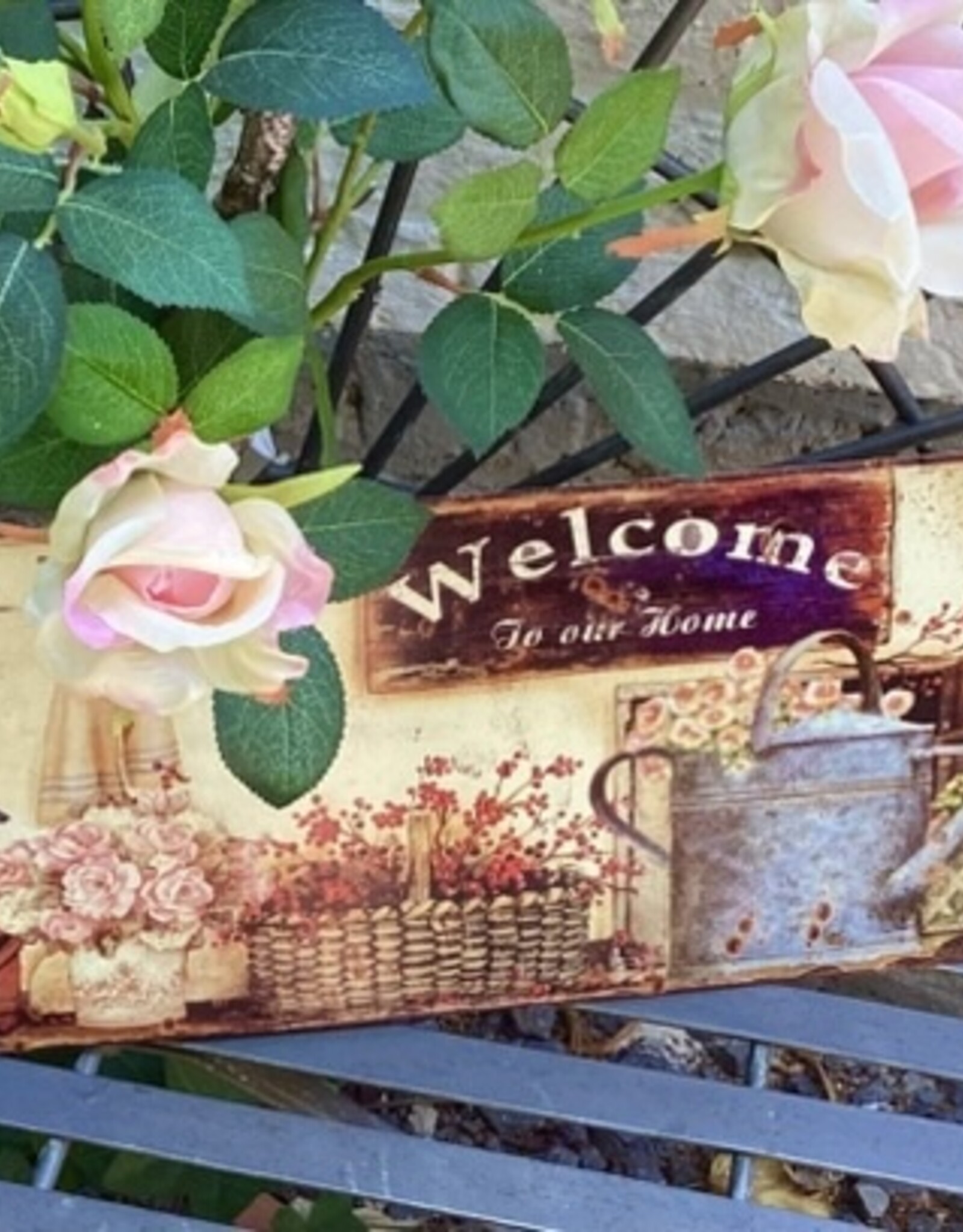 Décoration murale "Bienvenue chez nous"