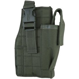 Kombat Molle Gun Holster with Mag Pouch - Olive Green