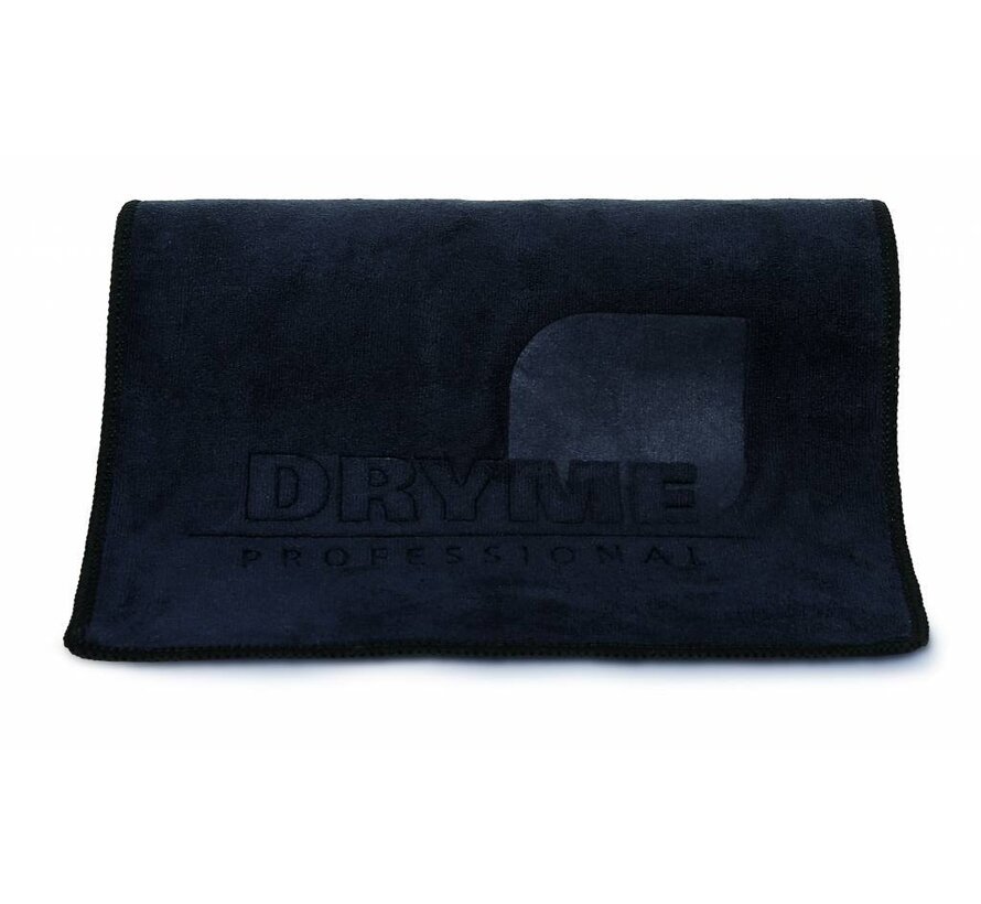 Dry ME Microfiber Handdoek Zwart 53x85 cm  - 6 Stuks