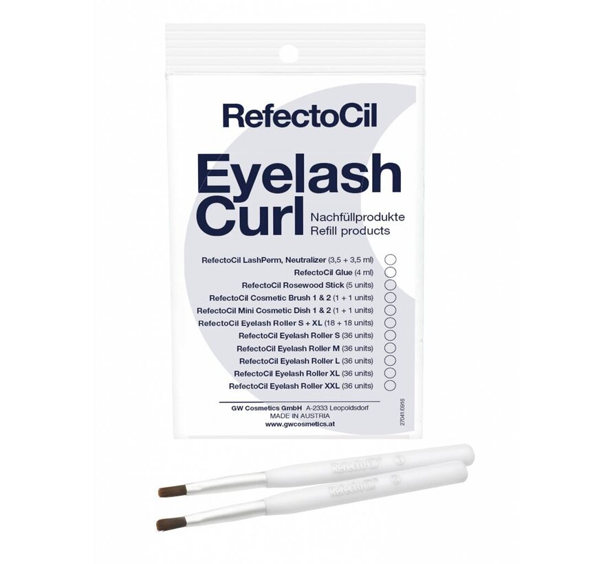Eyelash Curl Cosmetic Brush - 2 stuks