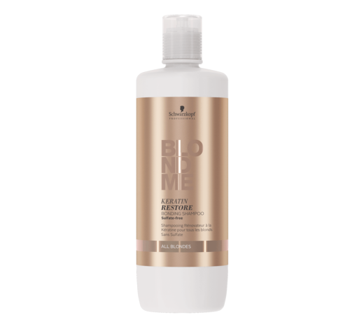 Schwarzkopf BlondMe Keratine Restore Blonde Shampoo 1000ml