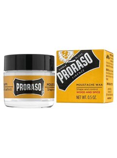 Proraso Moustache Wax Wood and Spice 15ml