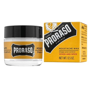 Proraso Moustache Wax Wood and Spice 15ml