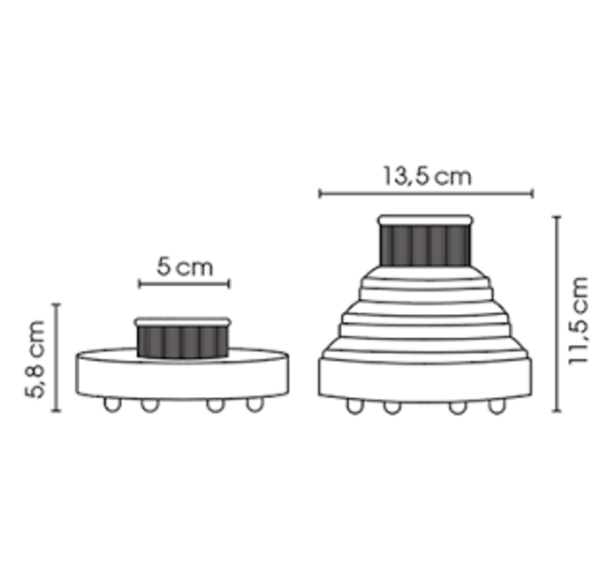 Retractable Diffuser Roze
