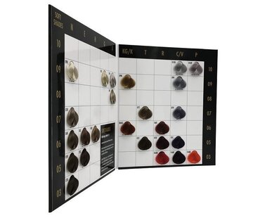 KIS SoftShades ColorChart NEW "The Hairdressers Secret "