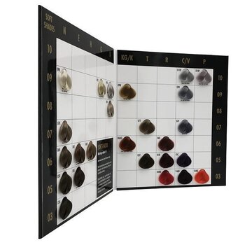 KIS SoftShades ColorChart NEW "The Hairdressers Secret "