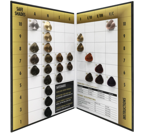 Royal KIS  Safeshades Color Chart