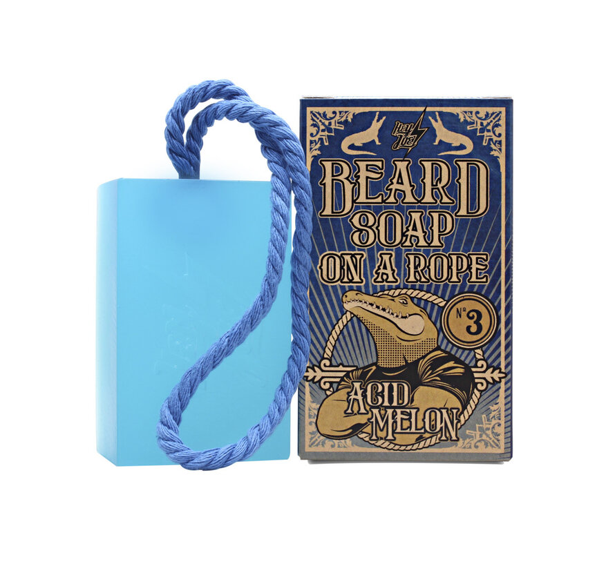 Beard Soap On A Rope nr3 Acid Melon