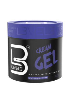 LEVEL3 Cream Gel - Glanzende Haar gel 1000ml