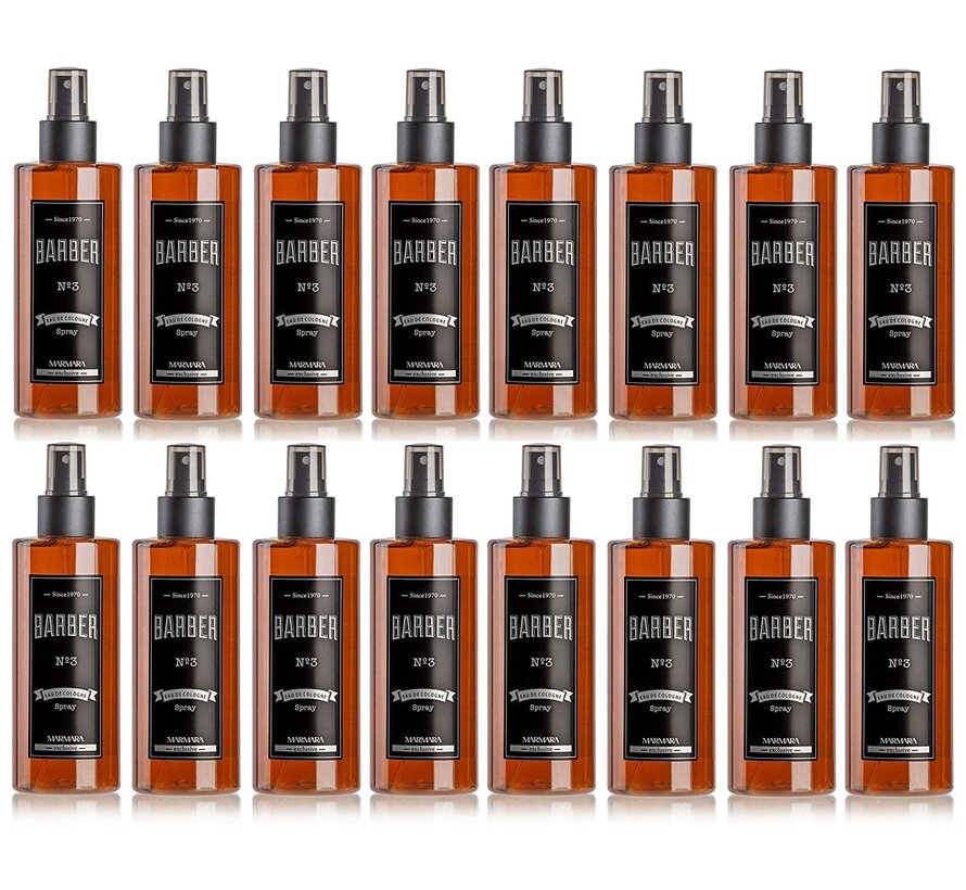 Cologne NO3. Bruin 250ml Spray Bottle - BOX 16 STUKS