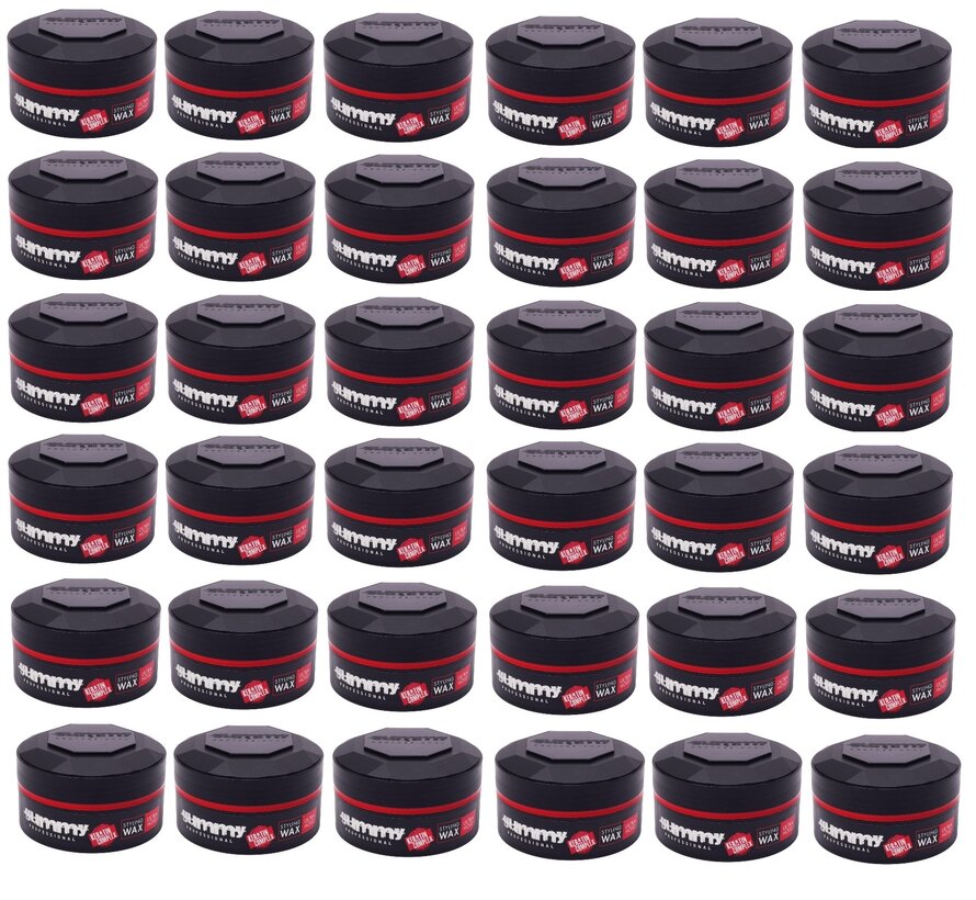 Styling Wax Ultra Hold 150ml Rood  - DOOS - 36 stuks