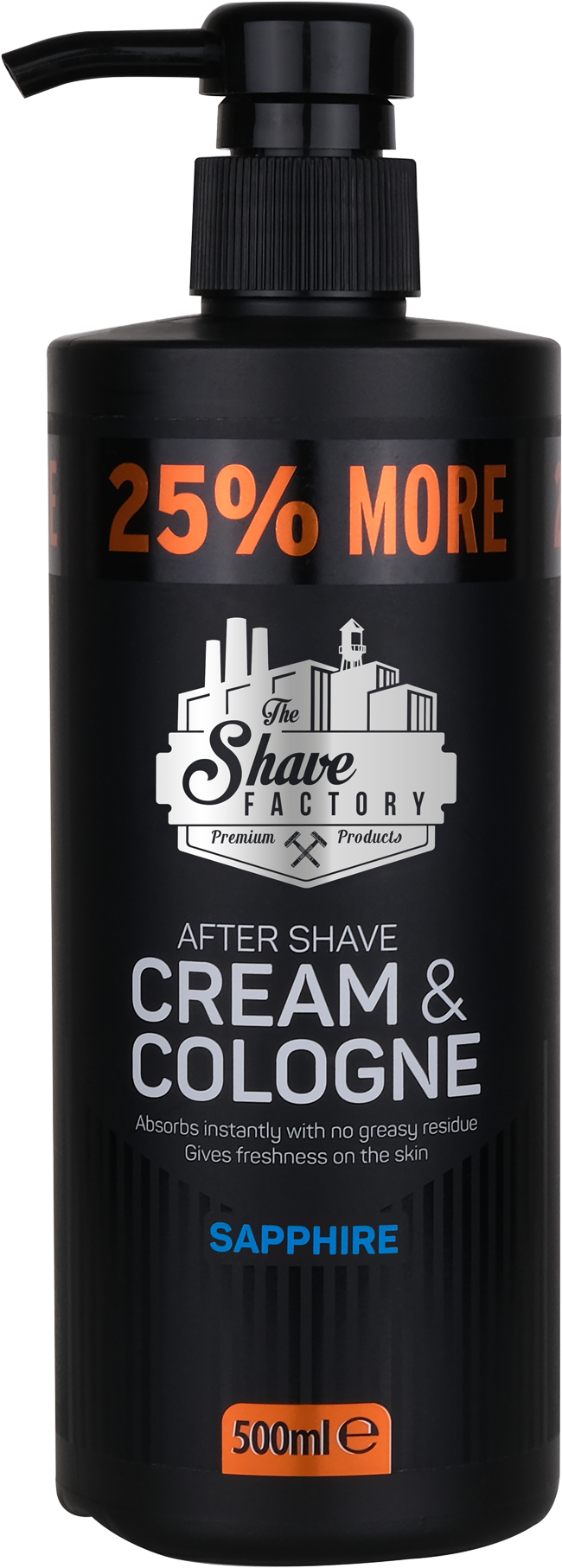 The Shave Factory Cream And Cologne 2in1 500ml Sapphire Nu Kopen Kappersshoppro