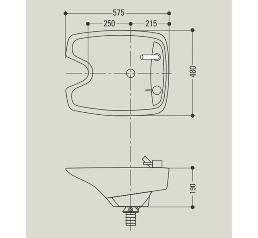 Contura Form Plus Waszuil (360°)