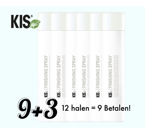 KIS Finishing Spray 500ml  9+3 Gratis!