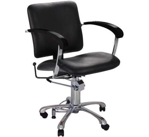 Comair Kappersstoel London D Beweegbare rugleuning met wielen en rem