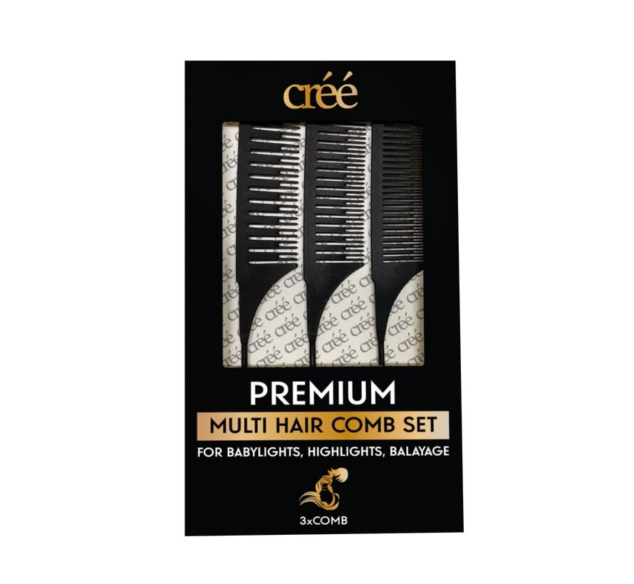 Premium Multi Hair Comb Set