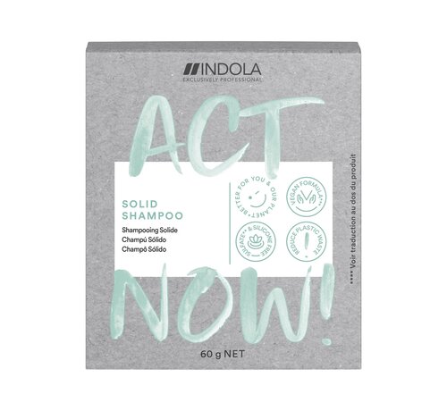 Indola Professional ACT NOW! Solid Shampoo 60ml