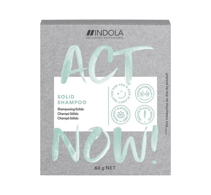 ACT NOW! Solid Shampoo 60ml