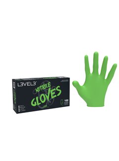 LEVEL3 Nitril Gloves Lime