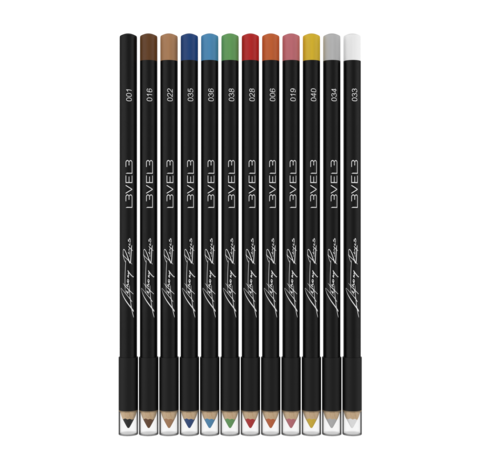 LEVEL3  - 12 Stuks Liner Pencils ASSORTED COLORS