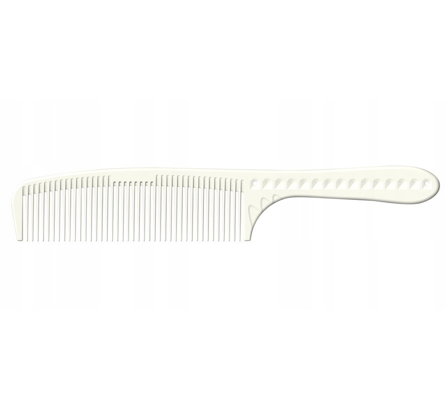 Barbering comb 7,6" Tondeusekam Wit