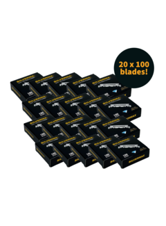 Silvermax 100 Single Edge Blades - 20 PACK