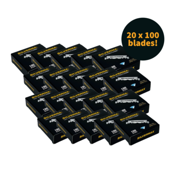 Silvermax 100 Single Edge Blades - 20 PACK