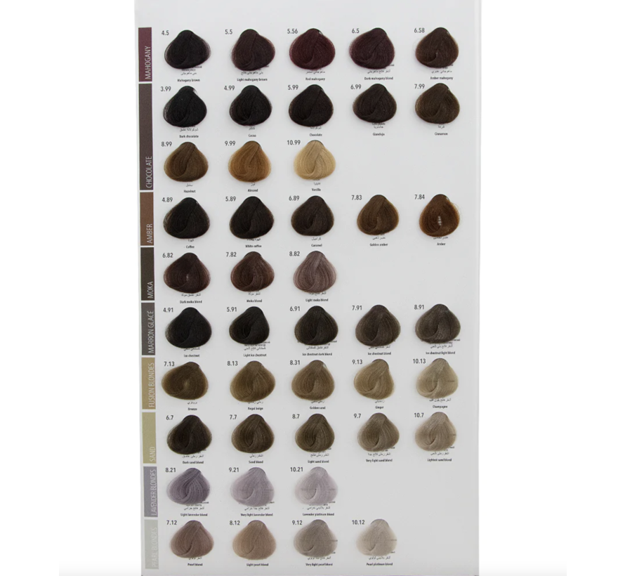 Kleurenkaart / Color Chart LARGE