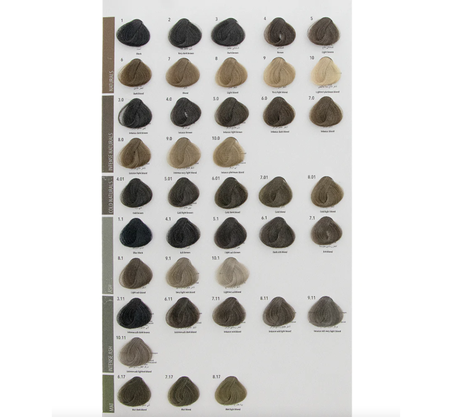 Kleurenkaart / Color Chart LARGE