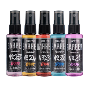 MARMARA BARBER Geschenkset Eau de Cologne Spray GRAFITTI 5x50ml