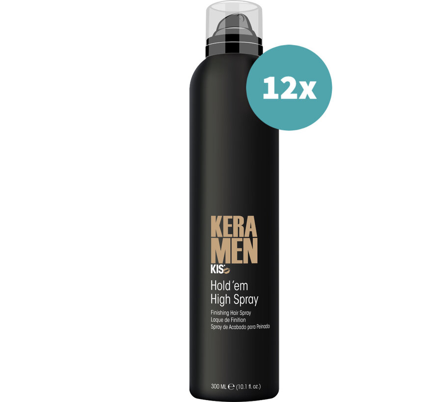 KeraMen Hold’em High Spray 300ml - 12 STUKS