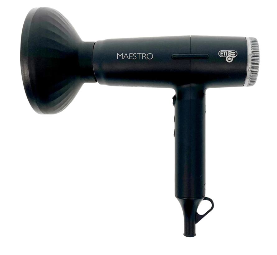 MAESTRO Silent Haardroger Zwart 2000Watt