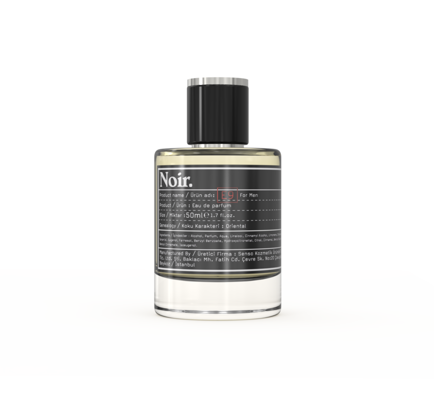 PARFUME 50ml FOR MEN - E9