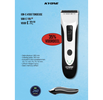 Kyone Promo! ION-C 4100 Tondeuse