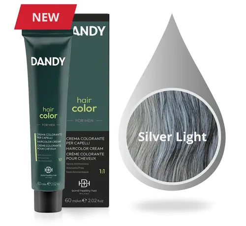 DANDY  HAIR COLOR 0.18 (LICHT ZILVER) - 60ml