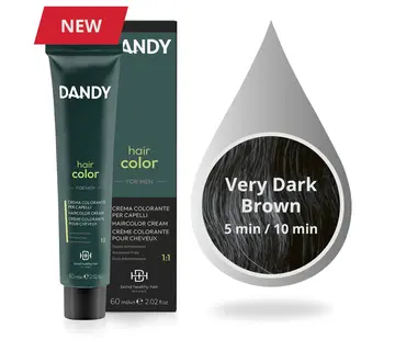 DANDY  HAIR COLOR 2 (ZEER DONKERBRUIN) - 60ml