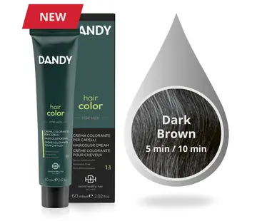 DANDY  HAIR COLOR 3 (DONKERBRUIN) - 60ml
