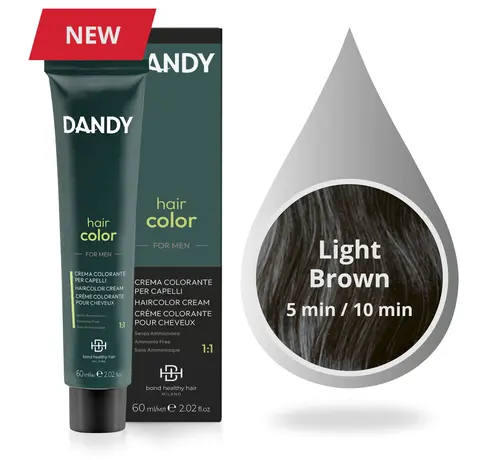 DANDY  HAIR COLOR 5 (LICHT BRUIN) - 60ml